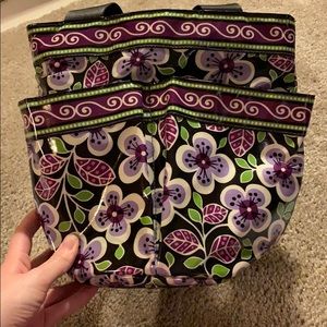 Vera Bradley Plum Petals Shower Caddy